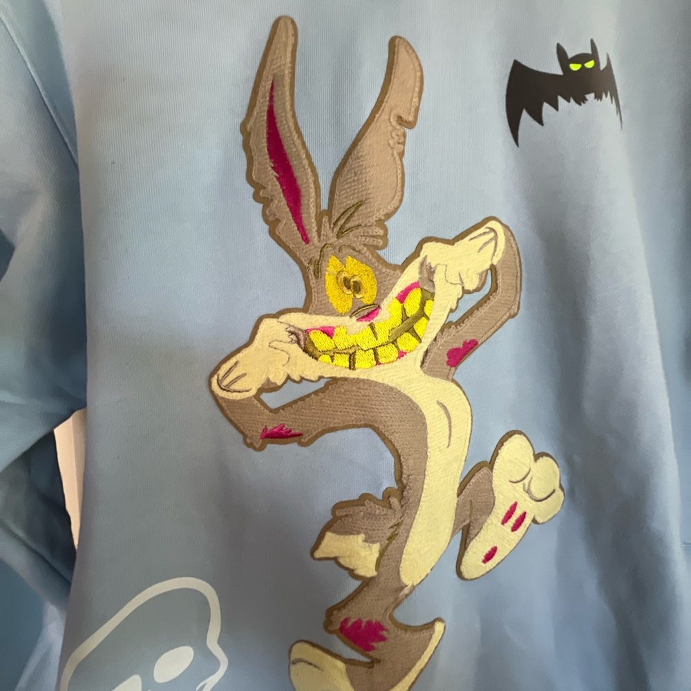 Looney Tunes Freeze Max Unisex Bugs Boogey
Horror Pullover Hoodie - Light Blue - Picture 4 of 12